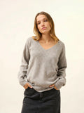 BIRSE pull col V nuage chiné