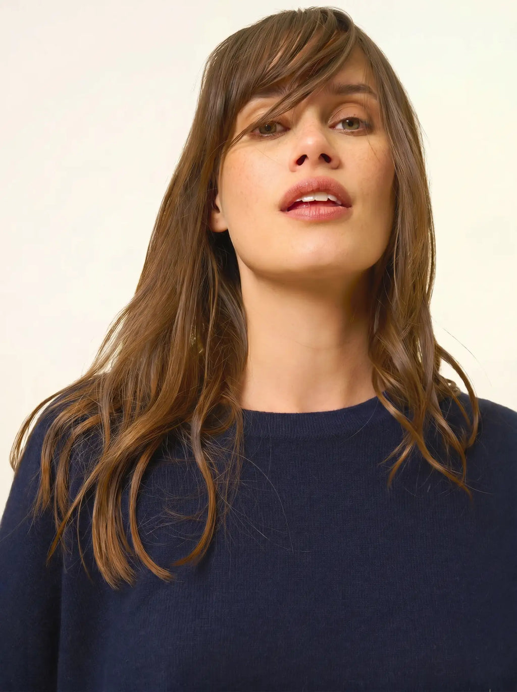 CLATTIE pullover rundhalsausschnitt marineblau