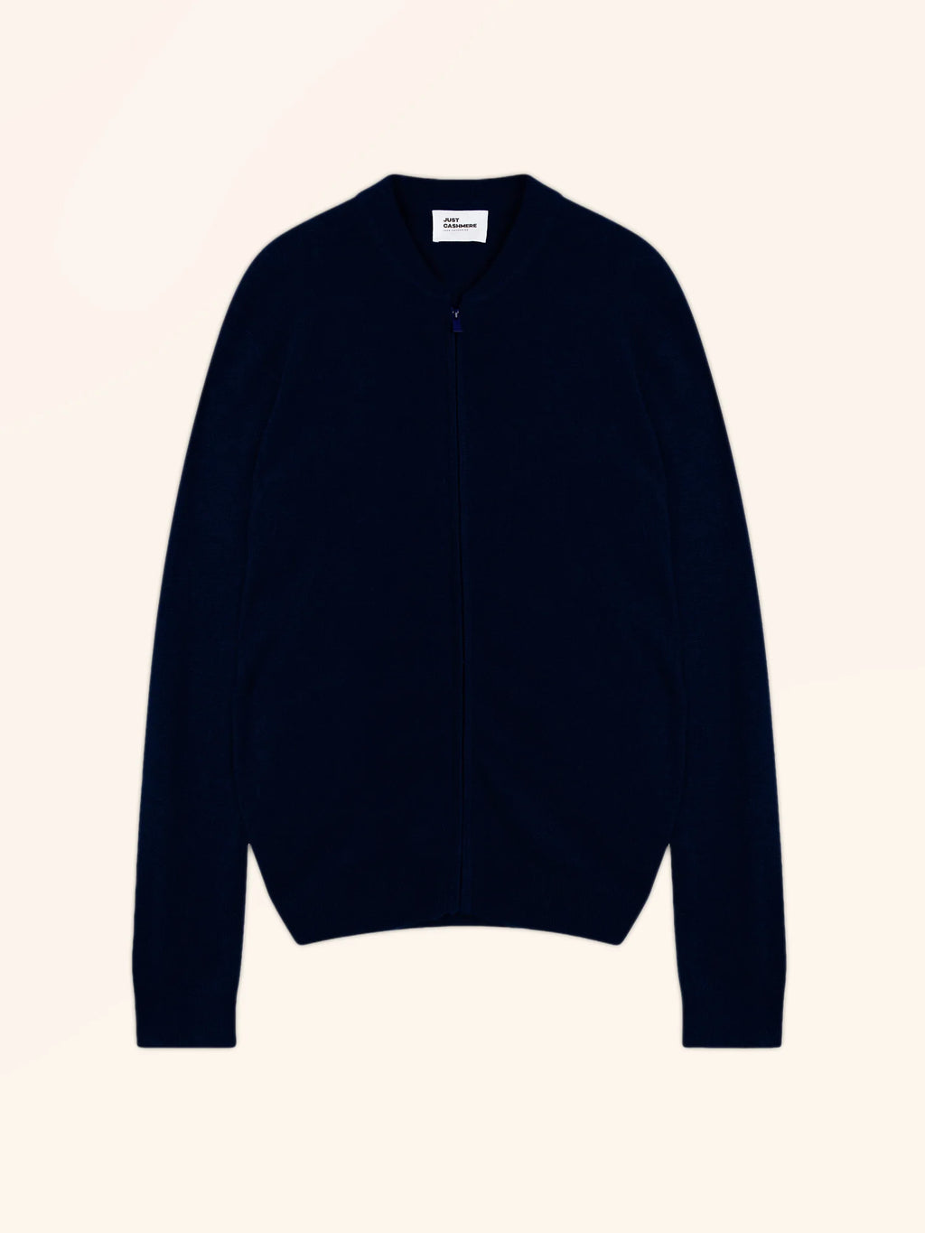 POLNOON weste mit reissverschluss col mao marineblau
