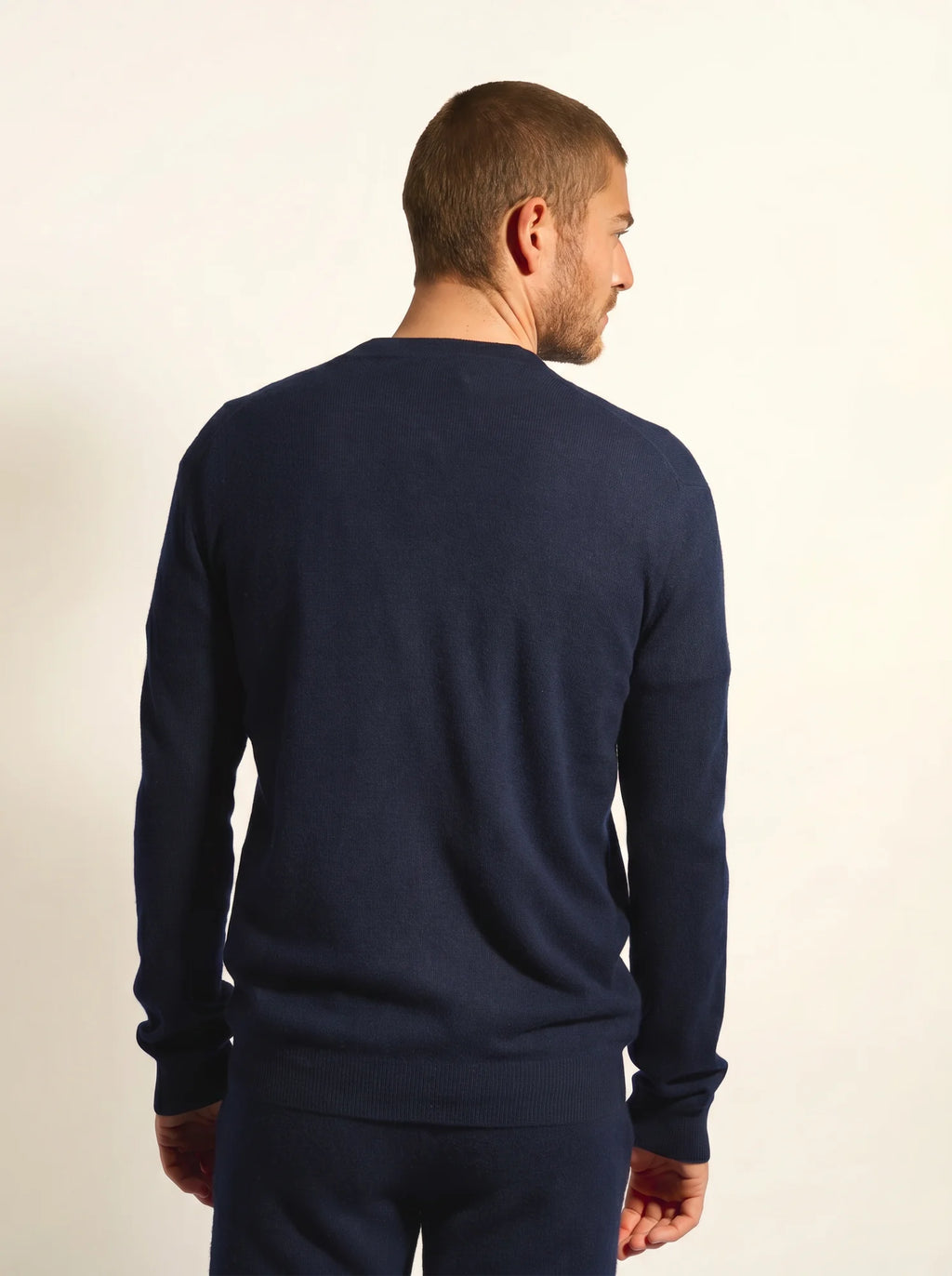 POLNOON weste mit reissverschluss col mao marineblau