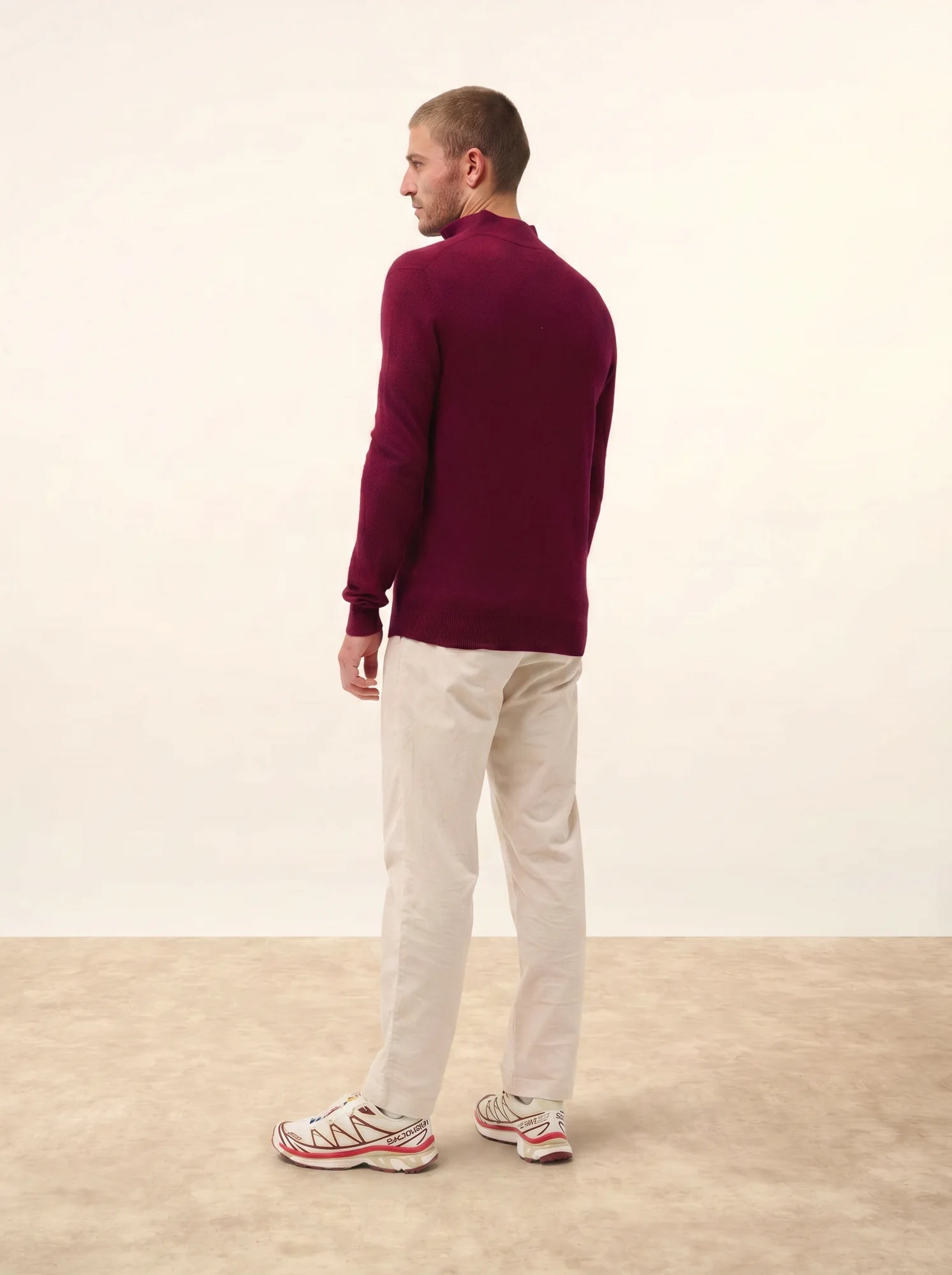 BRADLEY pull camionneur bordeaux