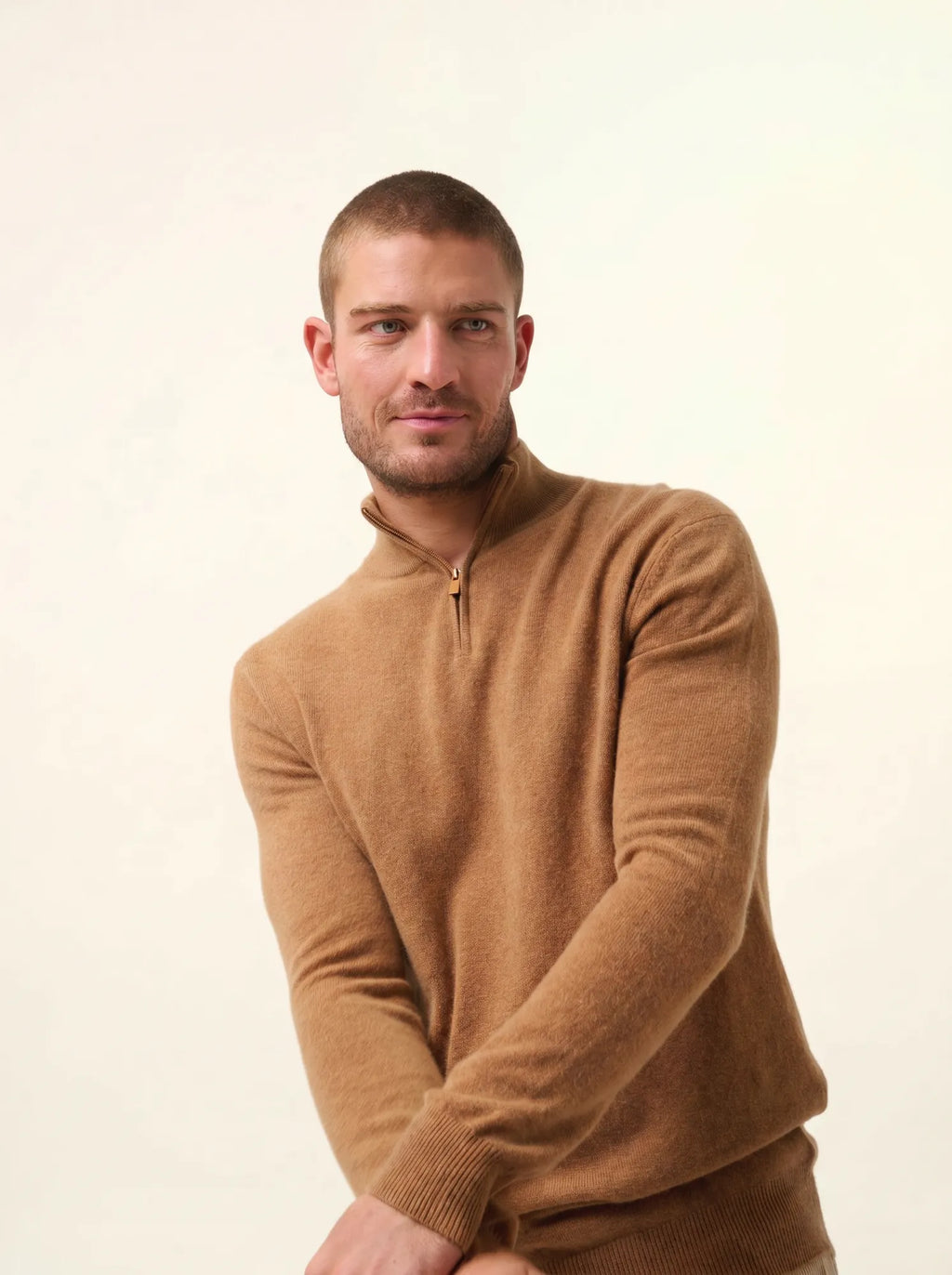 BRADLEY pullover dockermütze noisette