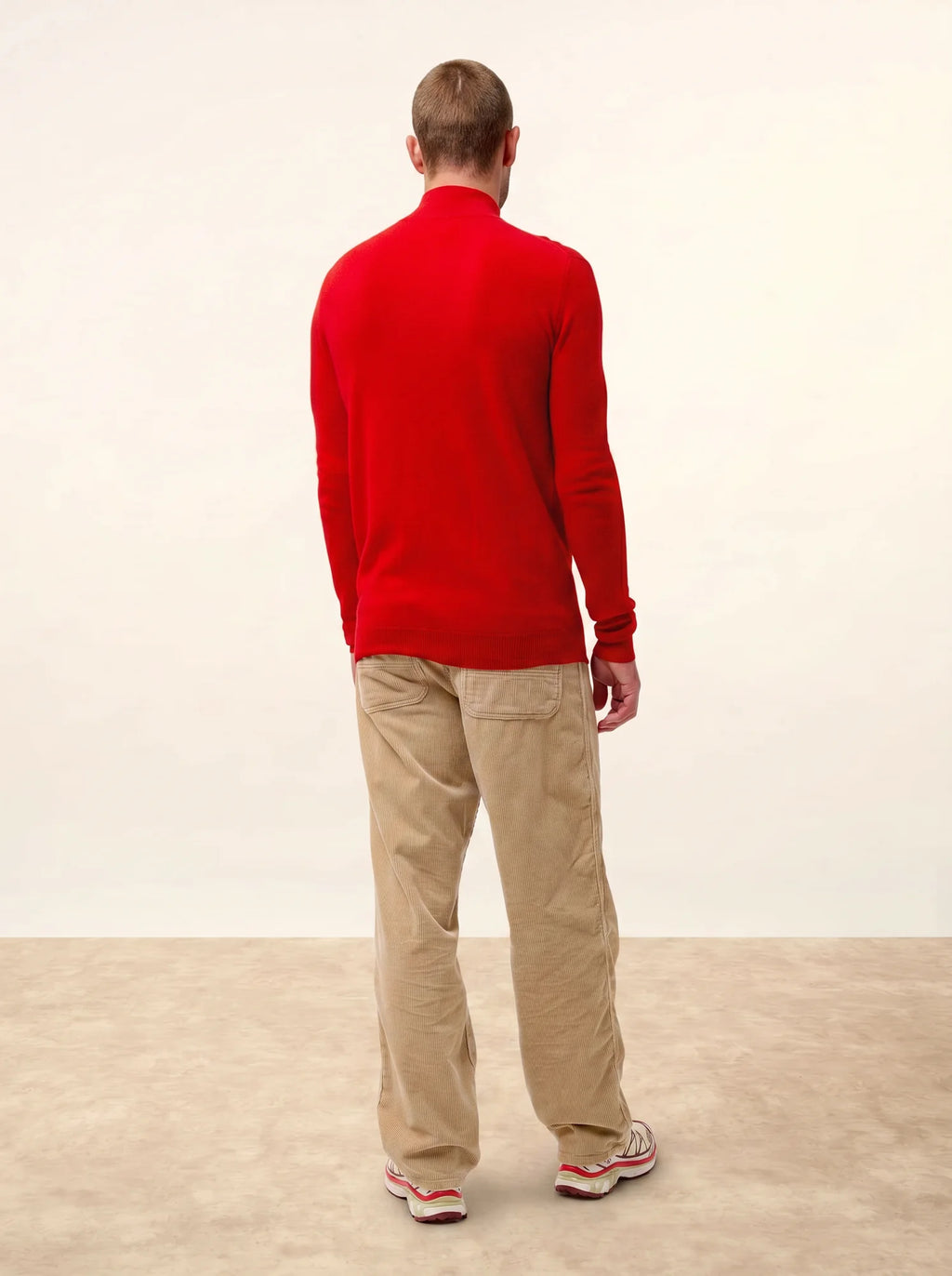 BRADLEY pullover dockermütze rot