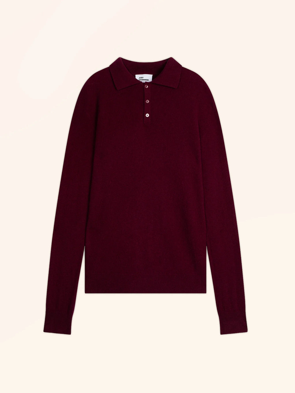 DOUGLAS poloshirt langarm bordeaux