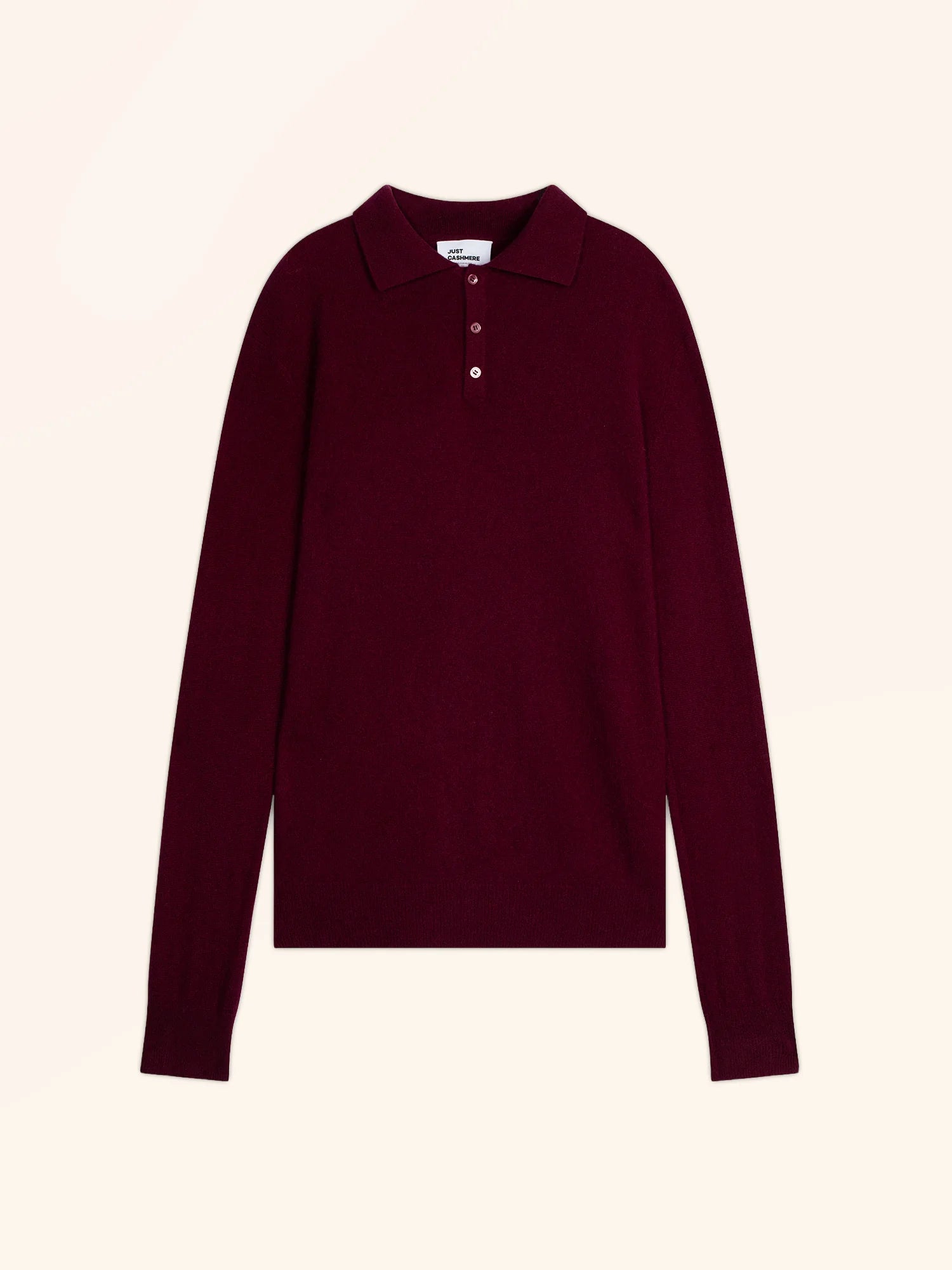 DOUGLAS poloshirt langarm bordeaux