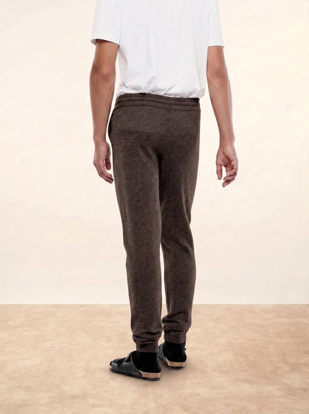 GARETH jogginghose taupe meliert