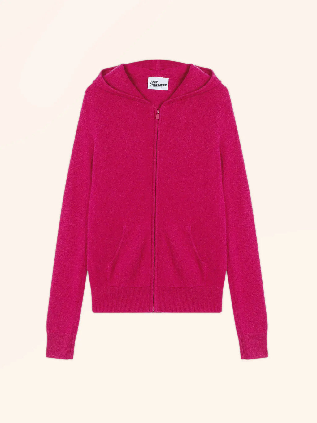 DEBBIE Vest Zipped Hooded Fuchsia