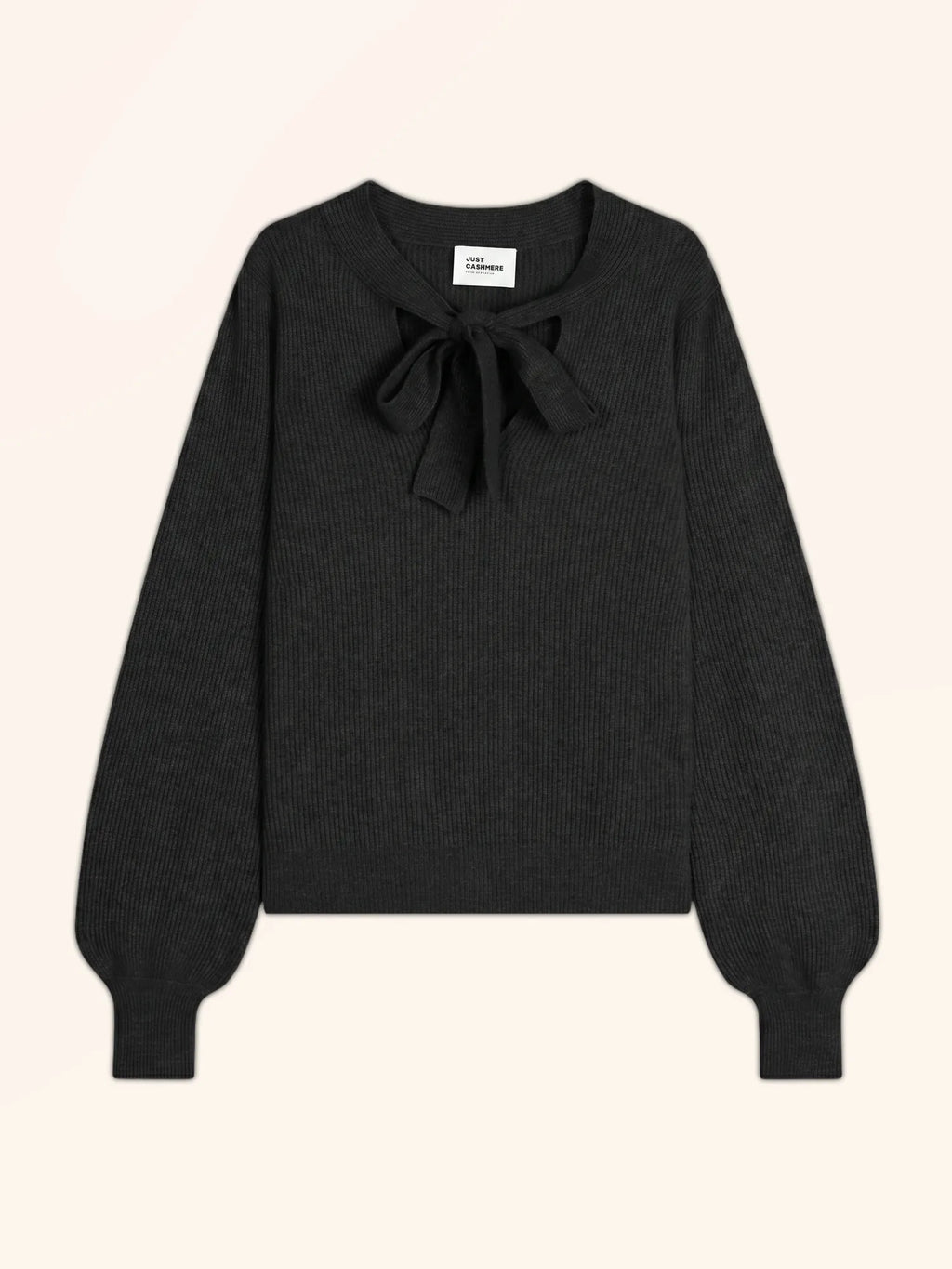 NOTY pullover col lavallière schwarz