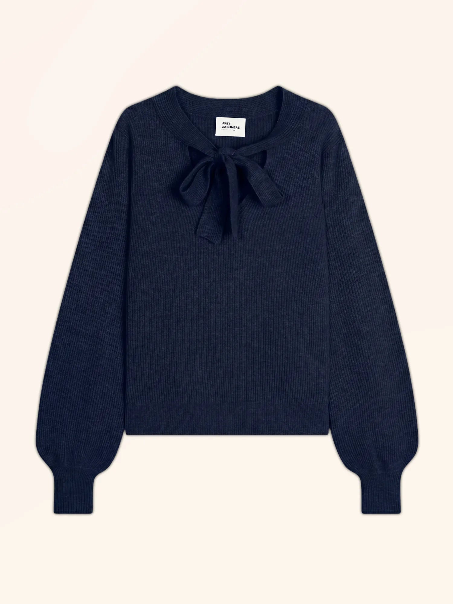 NOTY pullover col lavallière marineblau