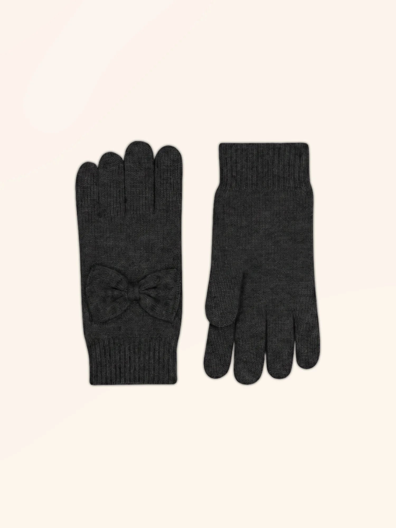 LUCY gants 4 fils noir