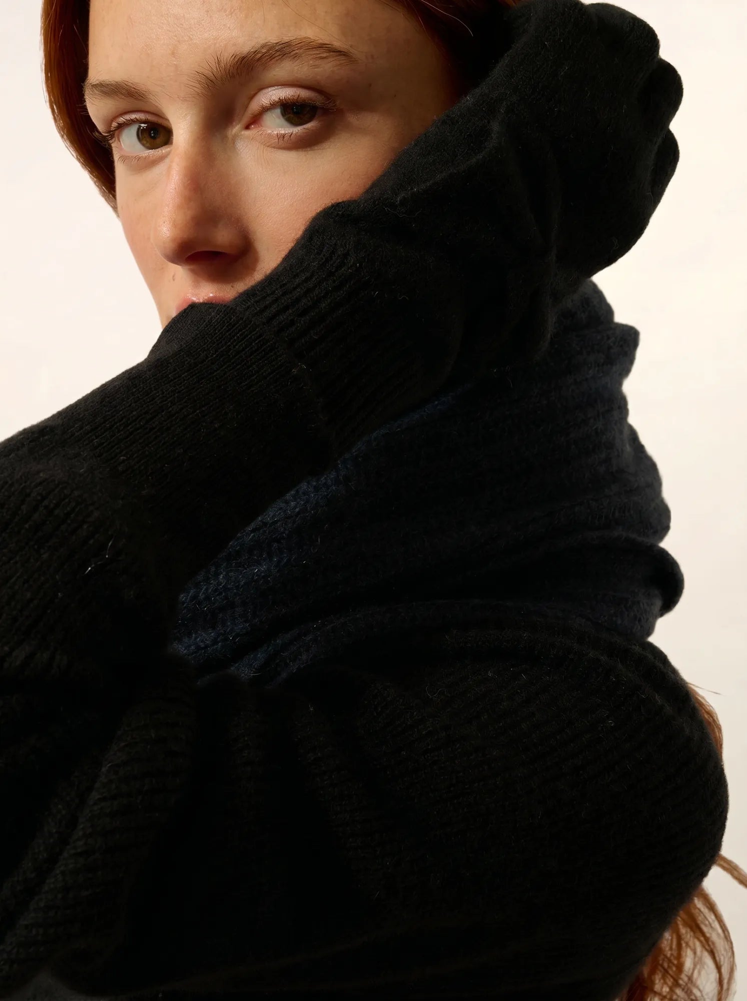 LUCY gants 4 fils noir