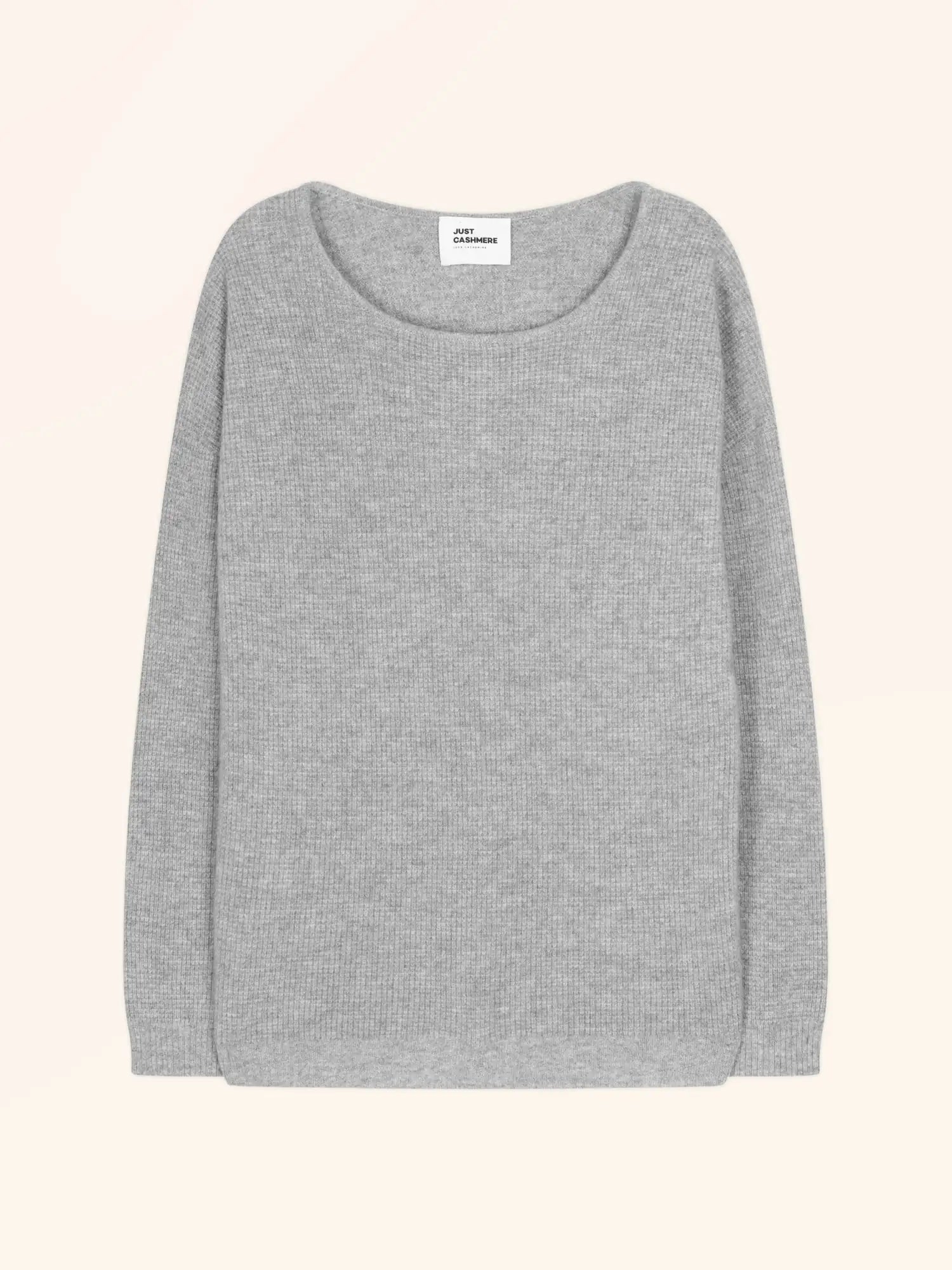 ARIANA pullover u-boot-ausschnitt wolke meliert