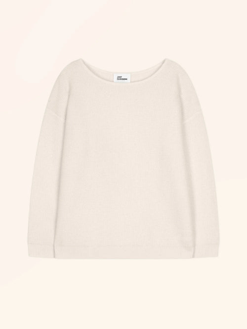 ARIANA pull col bateau neige