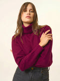 BILL pullover rollkragen bordeaux
