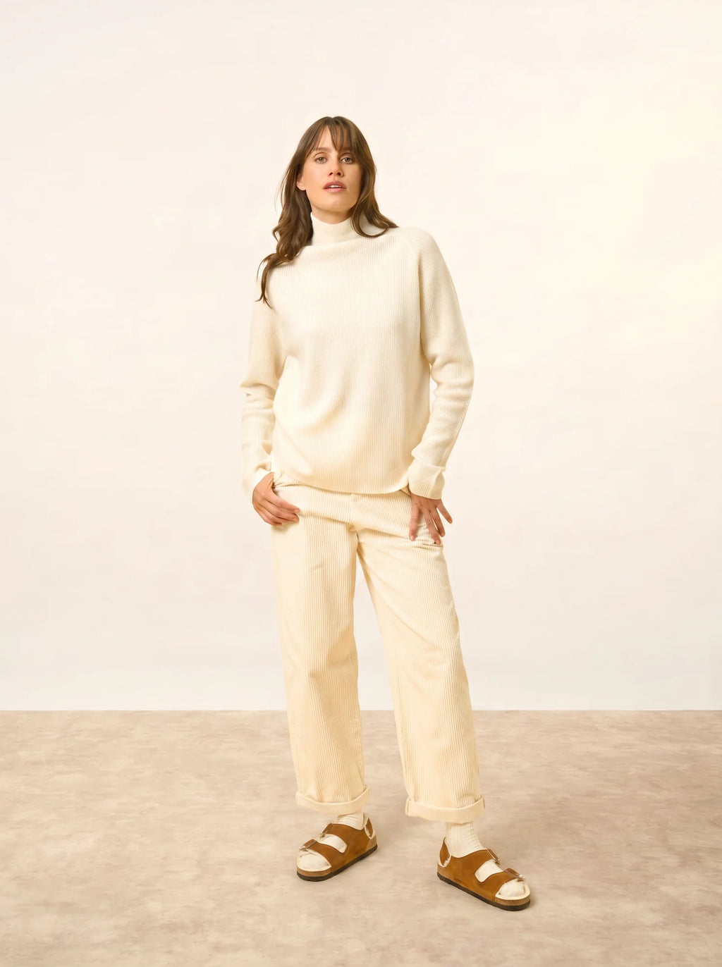 ALYSSA pullover stehkragen schnee