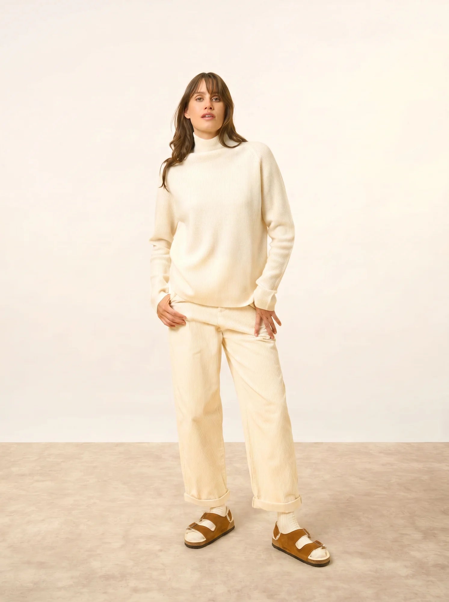 ALYSSA pullover stehkragen schnee