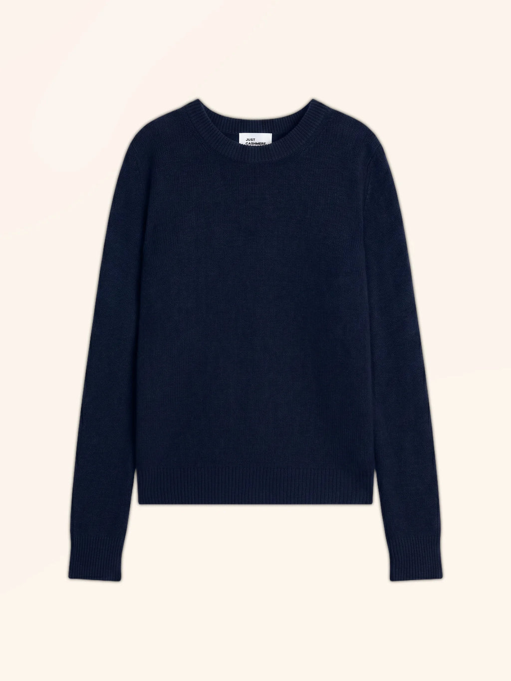 LEXINI pull col rond 4 fils bleu marine