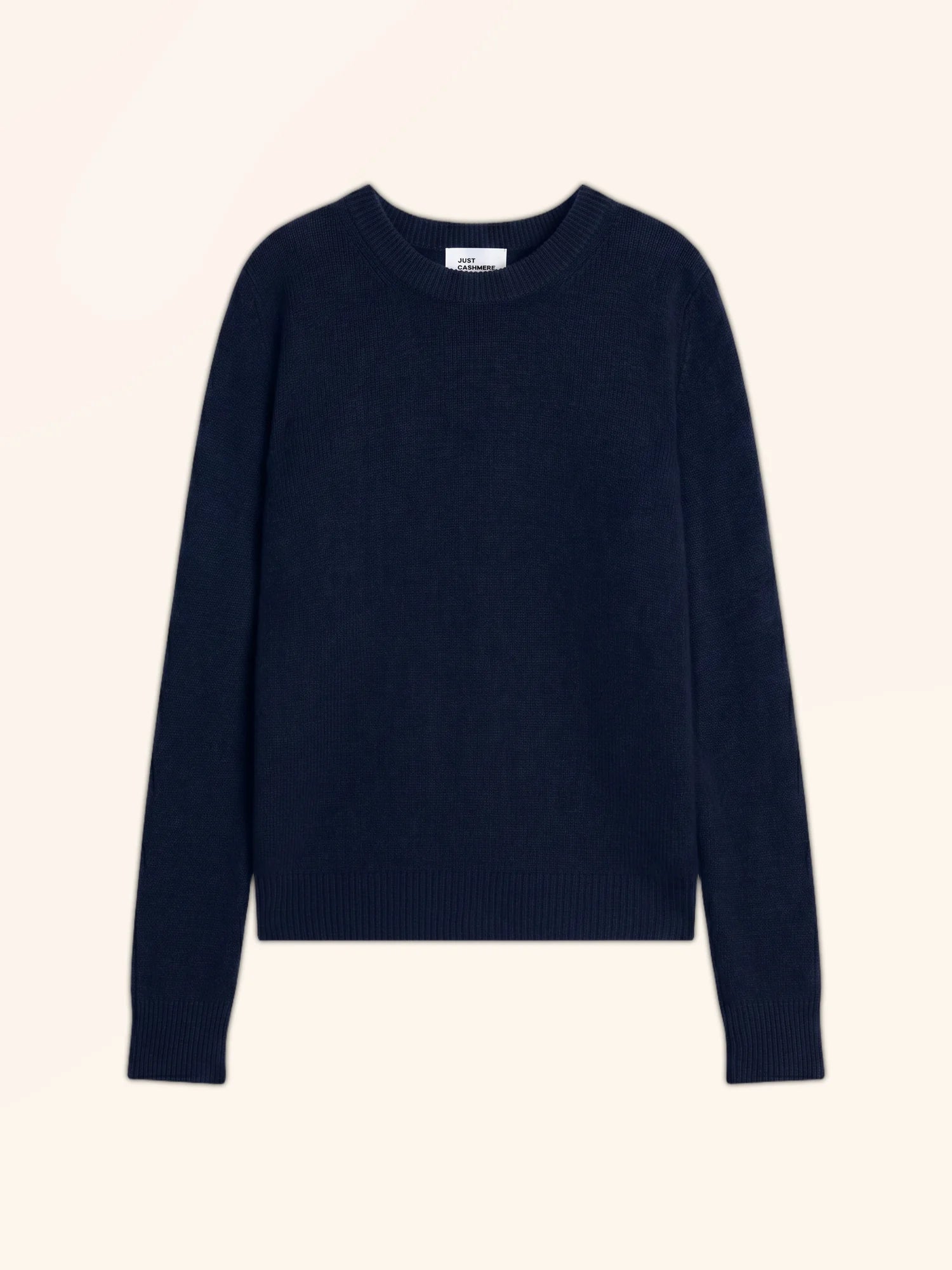 LEXINI pull col rond 4 fils bleu marine