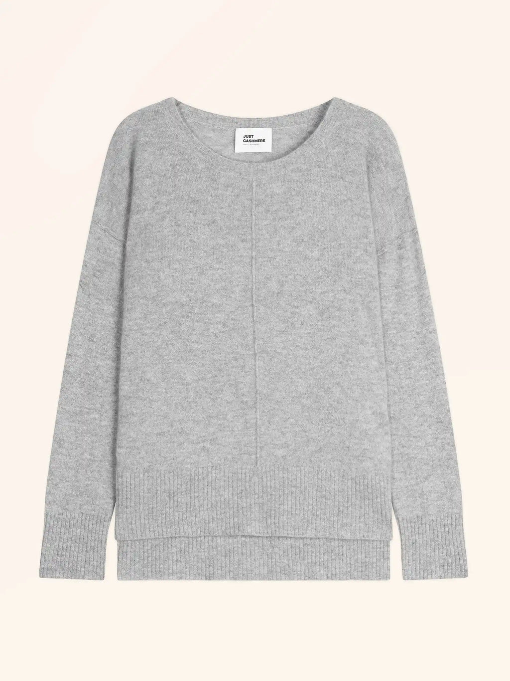 TESS pullover rundhalsausschnitt wolke meliert