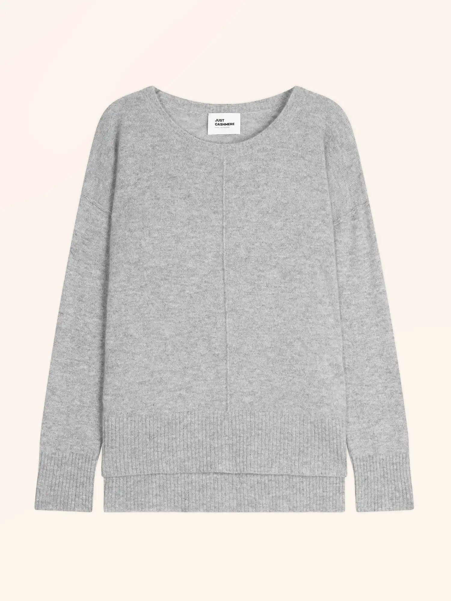 TESS pullover rundhalsausschnitt wolke meliert