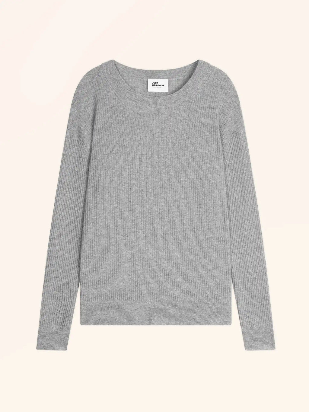 CHARLINE pullover rundhalsausschnitt wolke meliert