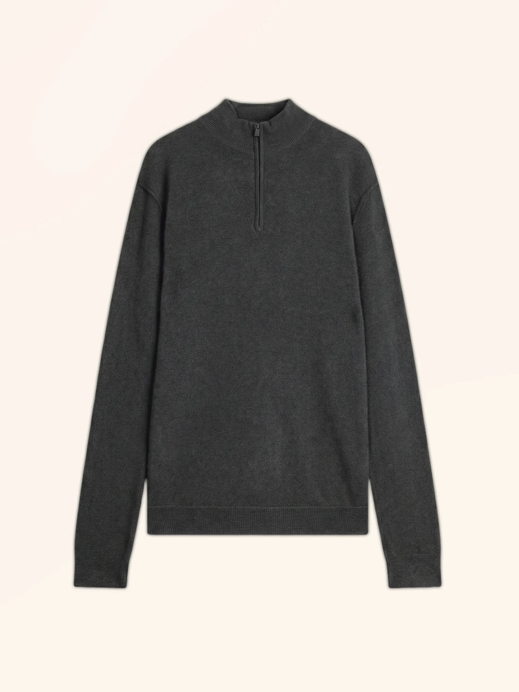 NOUR pullover dockermütze anthrazit meliert