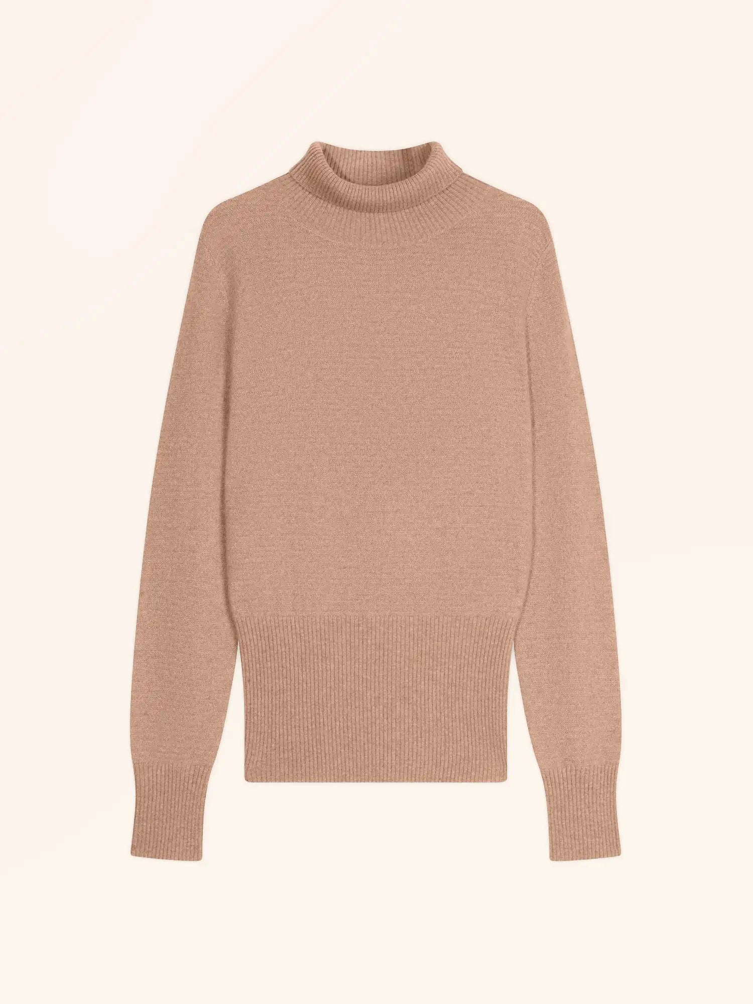 UDNY pullover rollkragen camel meliert