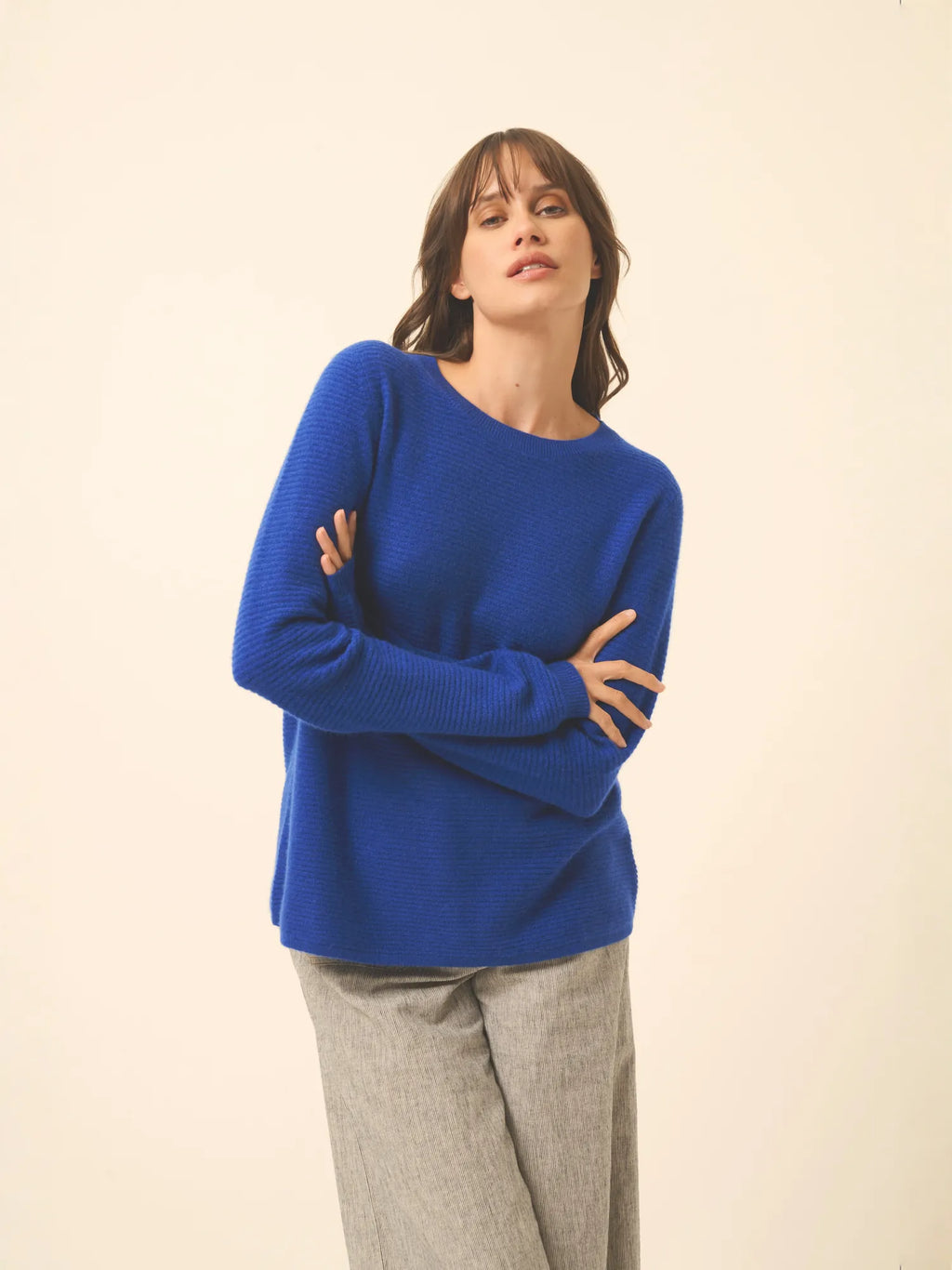 NETHY pullover u-boot-ausschnitt ultramarin