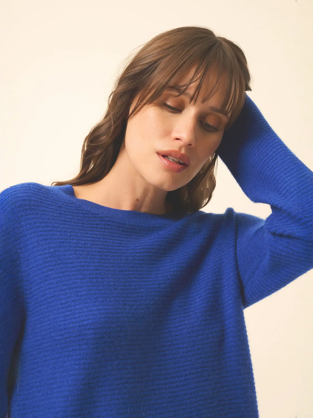 NETHY pullover u-boot-ausschnitt ultramarin