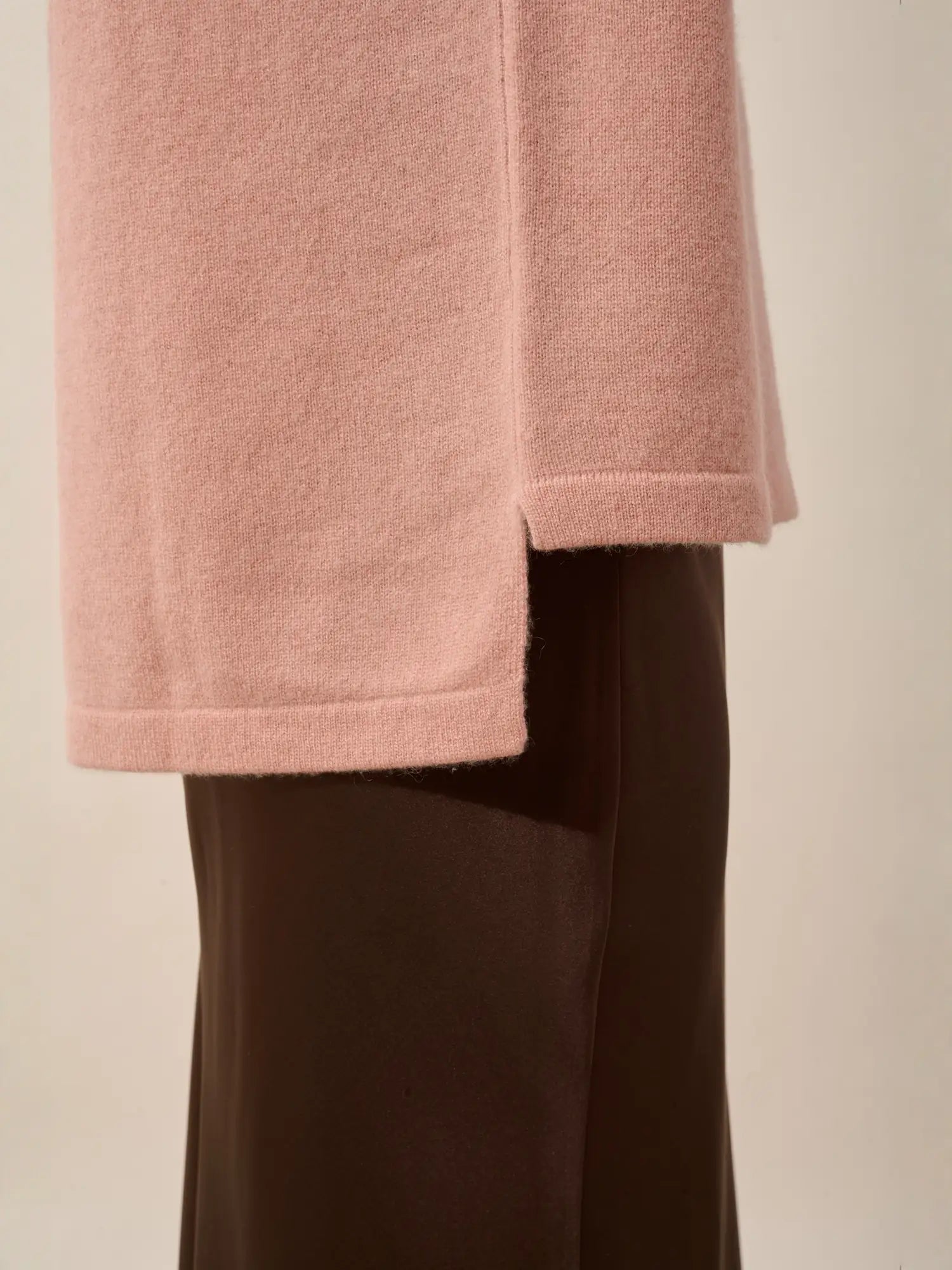 CLATTIE pullover rundhalsausschnitt bois de rosa