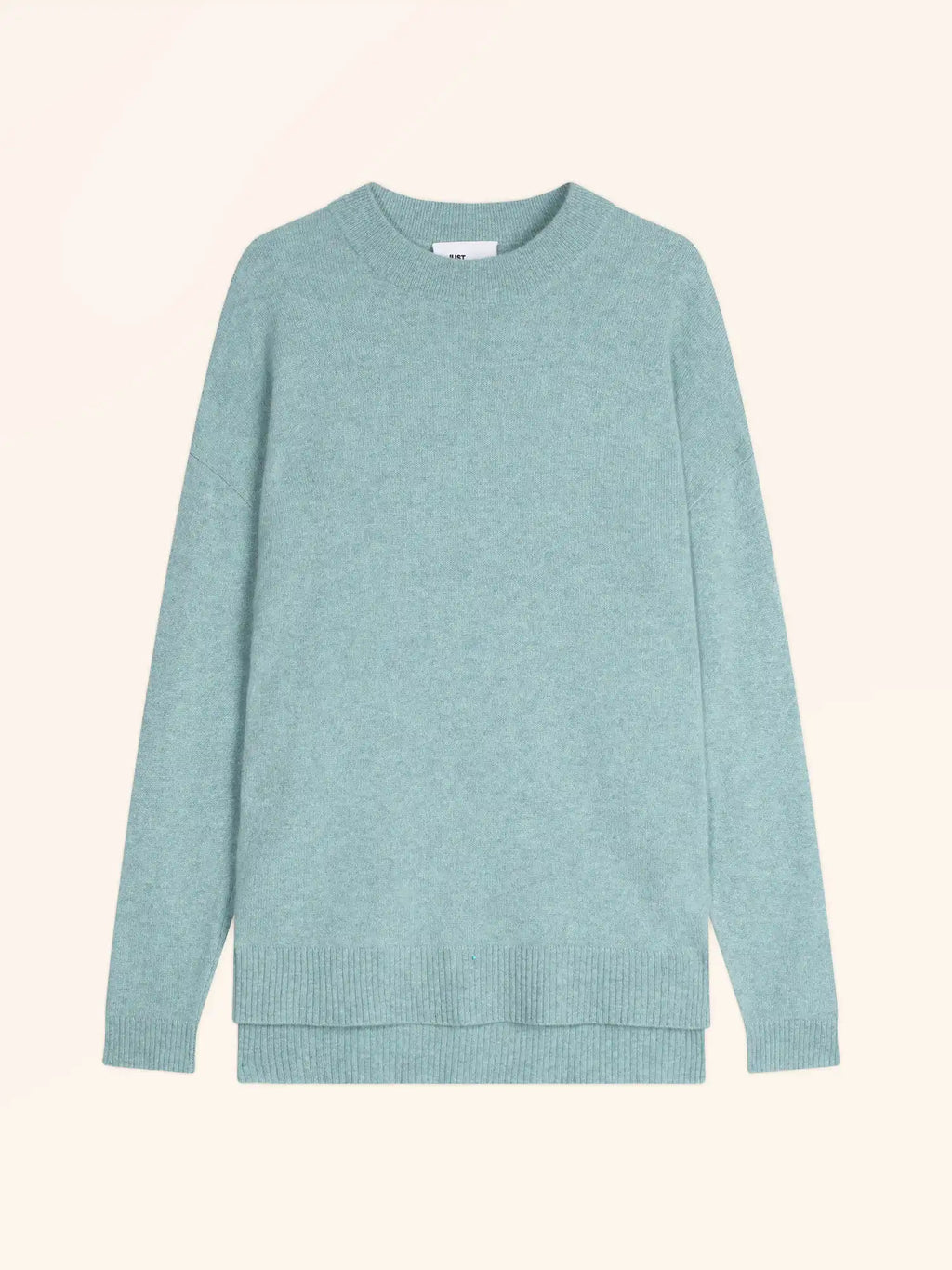 JOSPE pullover rundhalsausschnitt aqua meliert