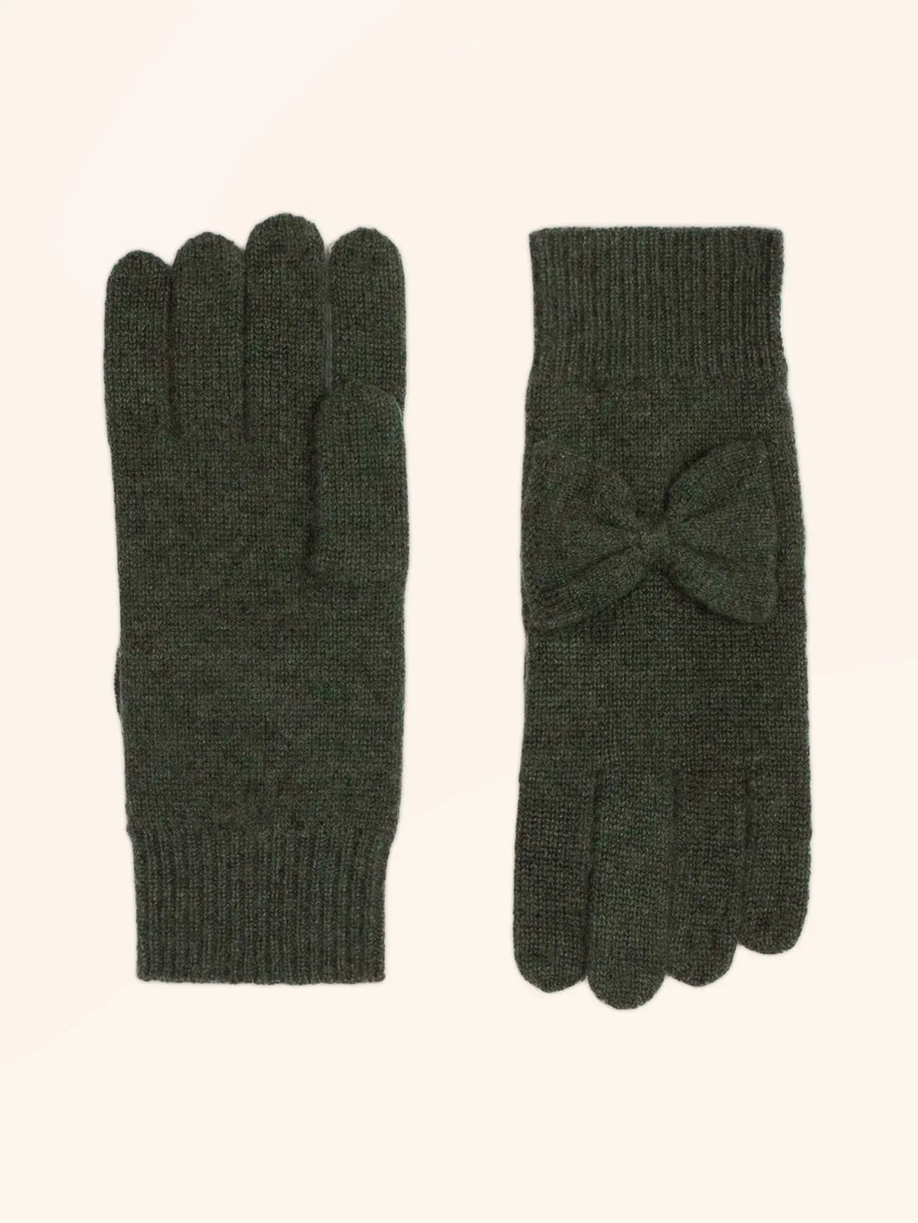 LUCY Gloves 4 Ply Heather Khaki