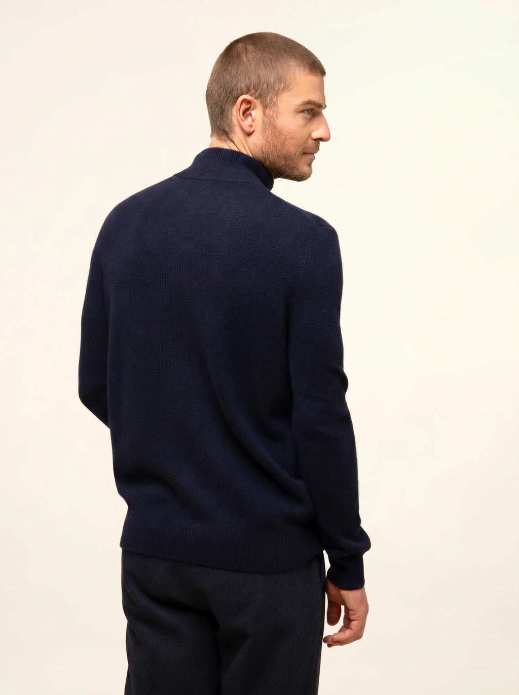 LEONIE pullover dockermütze 4-fädig marineblau
