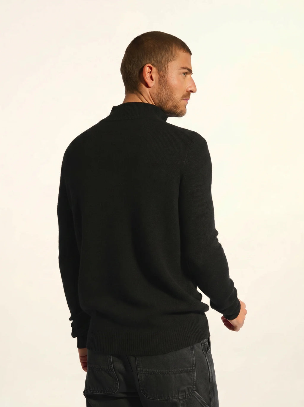 LEONIE pullover dockermütze 4-fädig schwarz