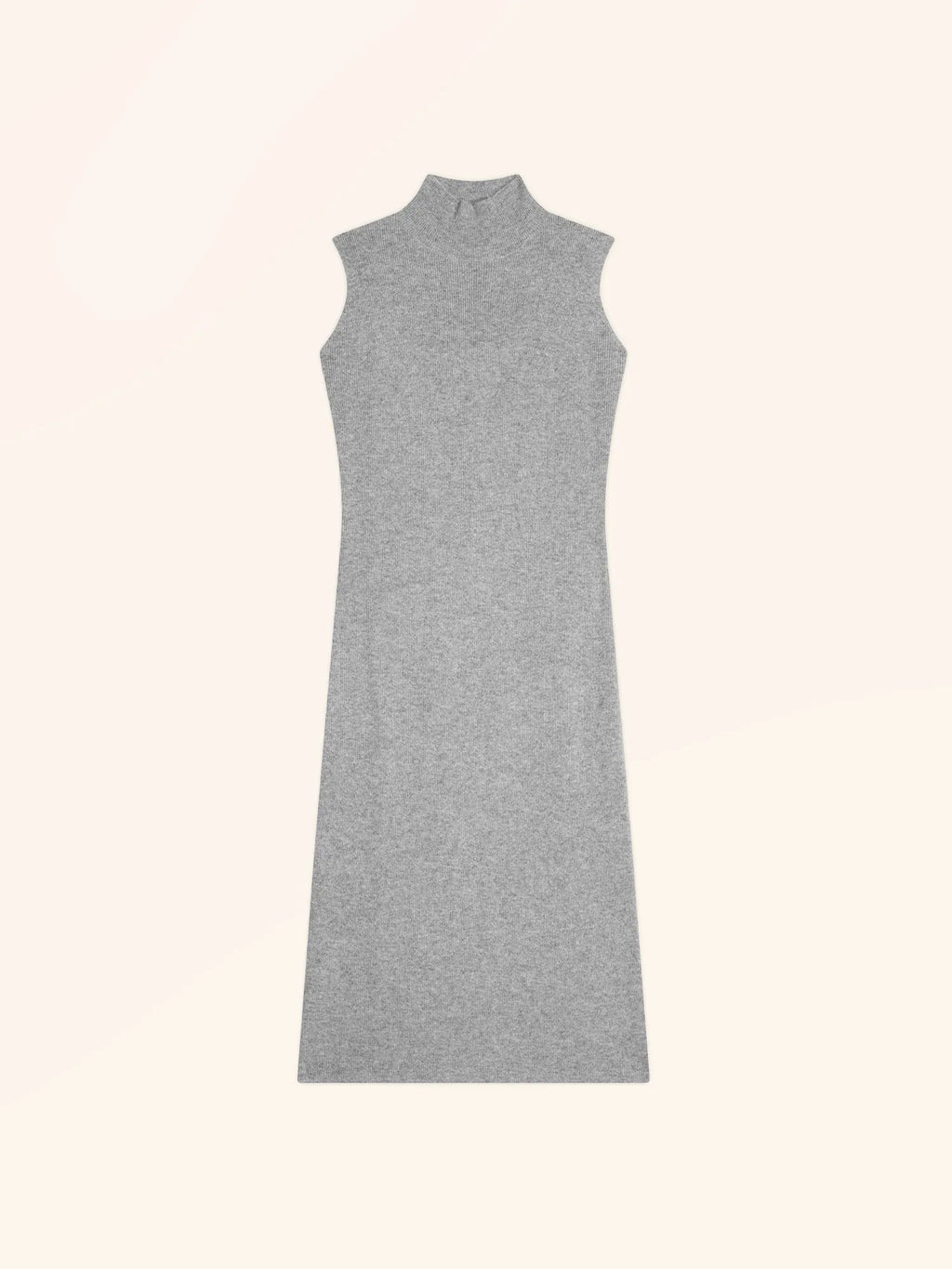 LOTTIE kleid stehkragen ärmellos wolke meliert