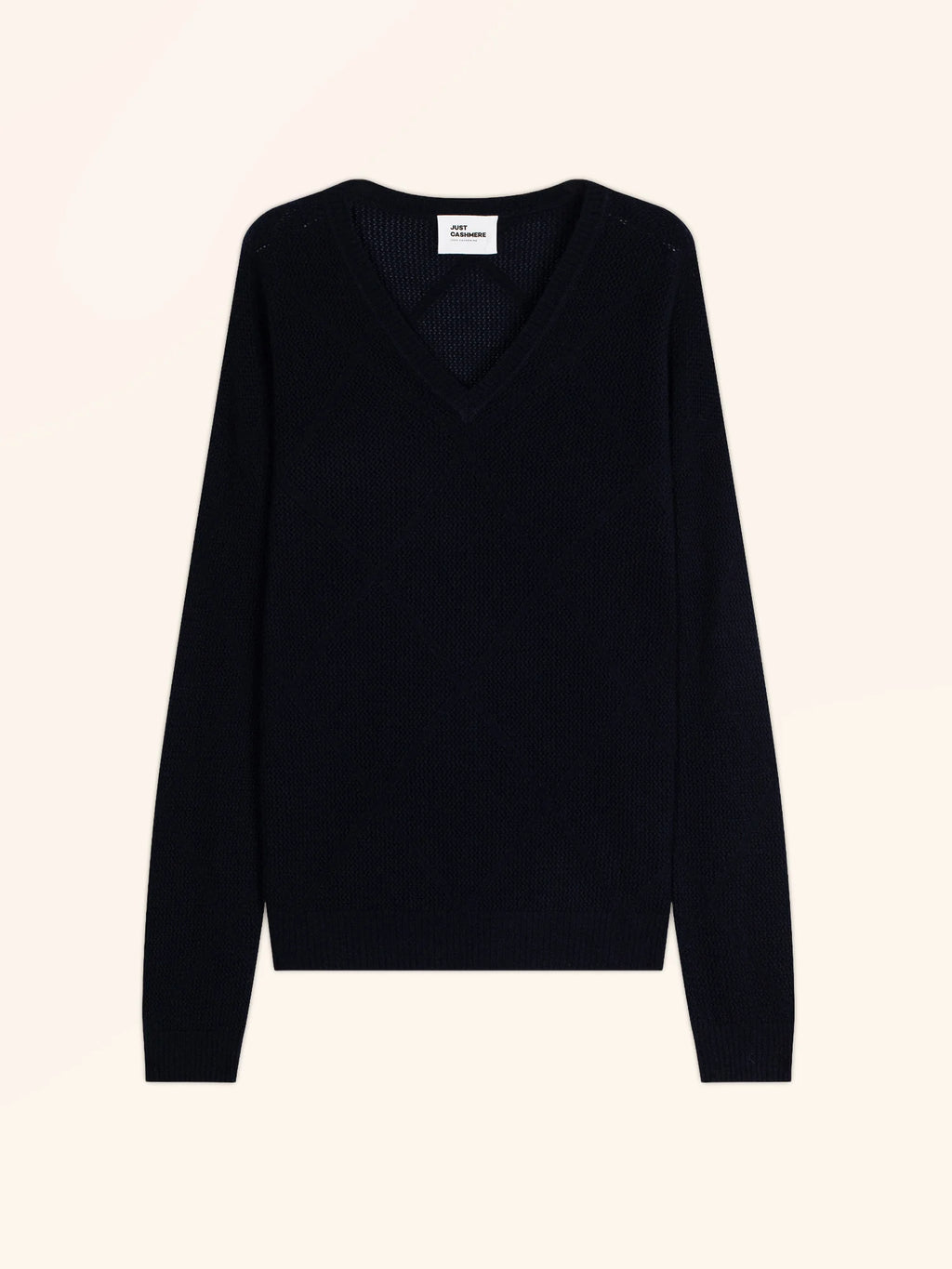 CAPUCINE pullover v-ausschnitt marineblau