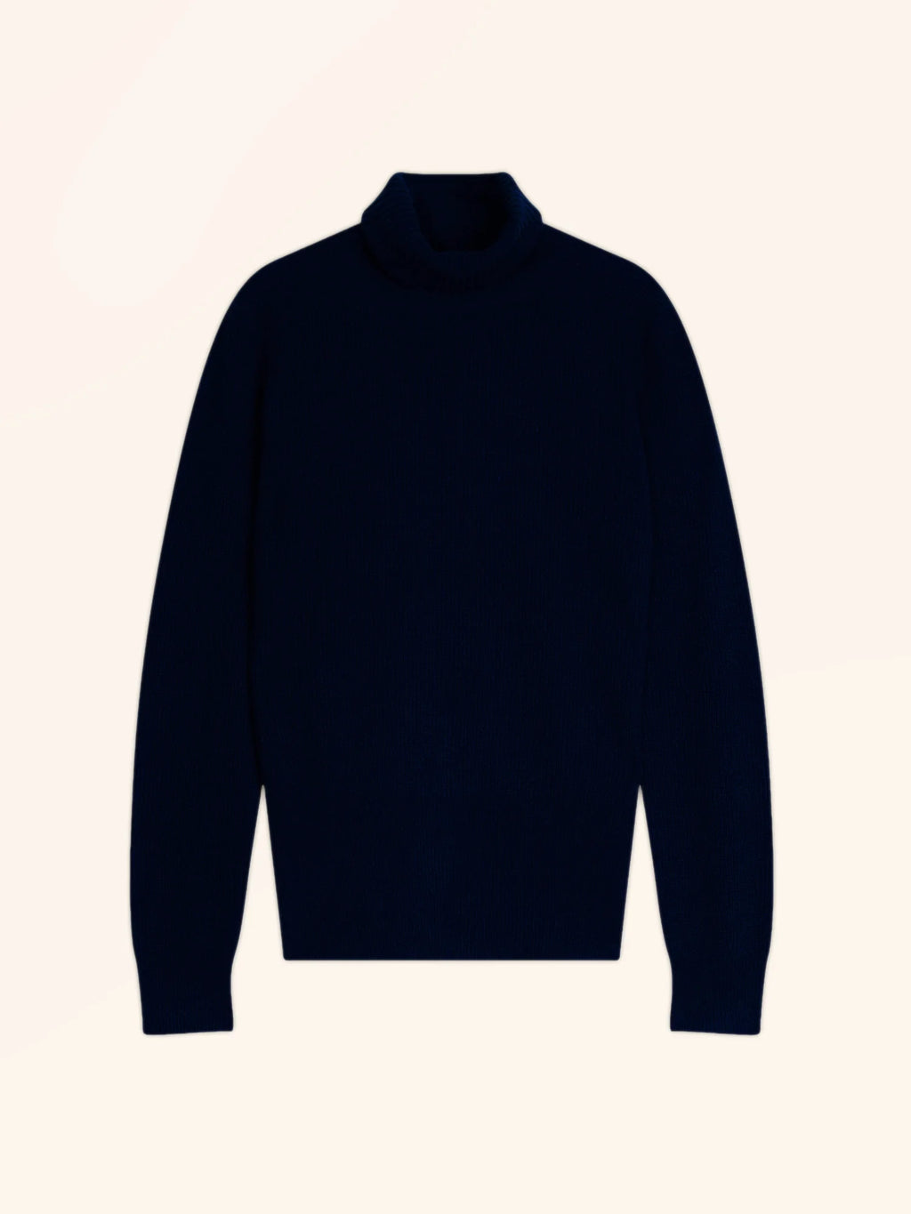BILL pull col roulé bleu marine