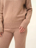 WILL pullover rundhalsausschnitt 4-fädig camel meliert