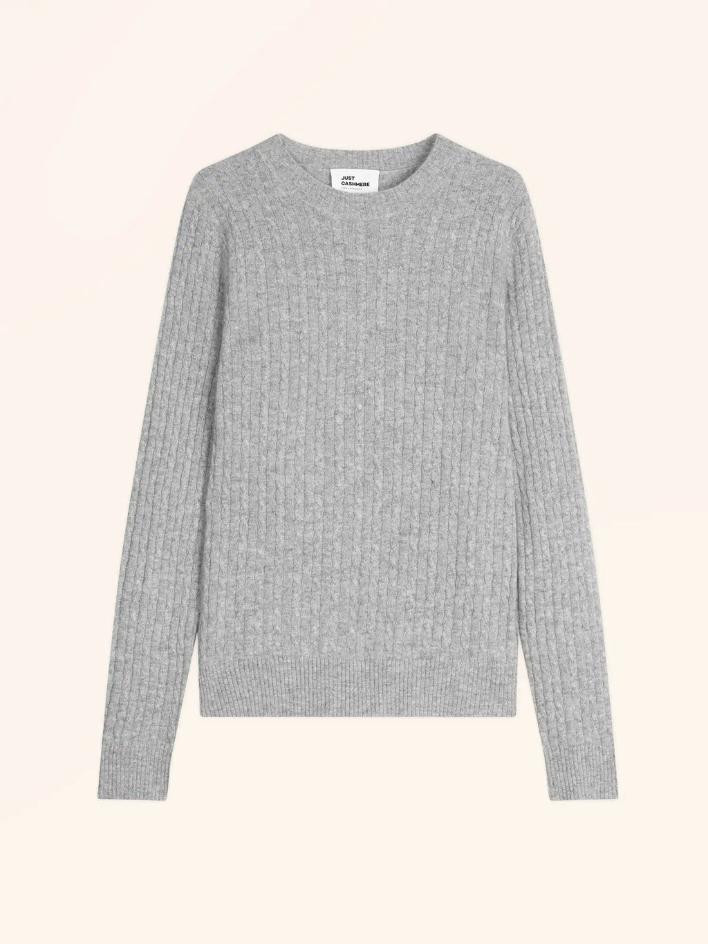 JADE pullover rundhalsausschnitt wolke meliert