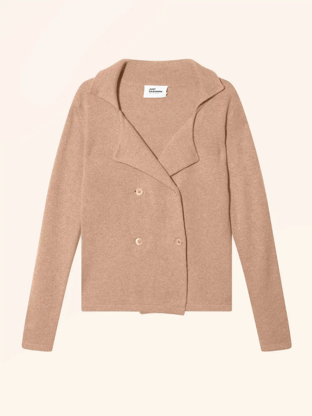 CHLOE jacke geknöpft col tailleur 4-fädig camel meliert