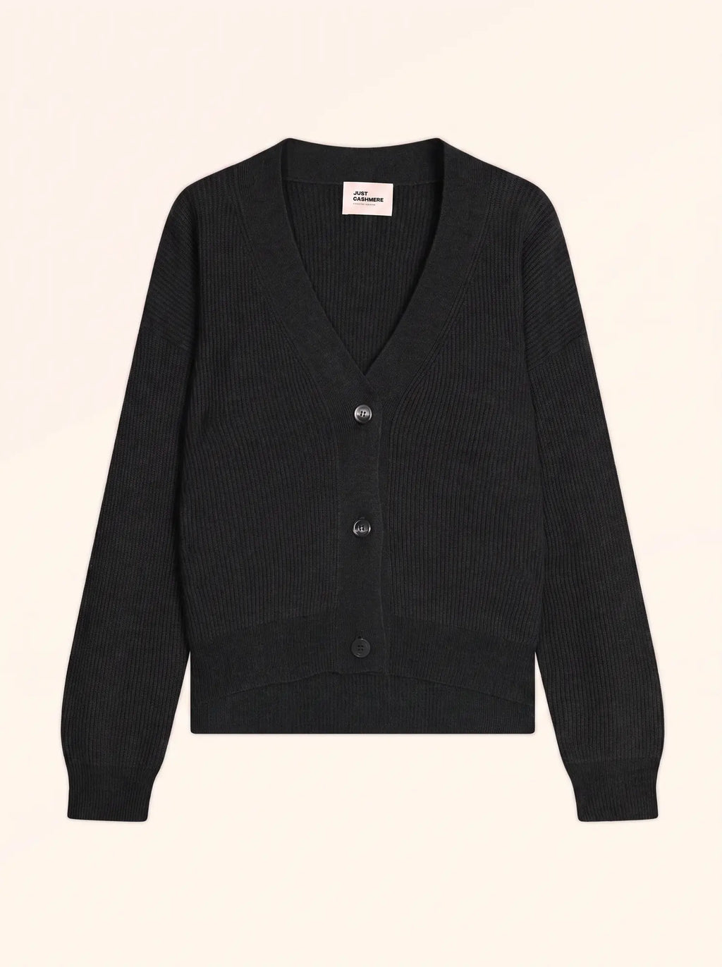 ADELE strickjacke v-ausschnitt schwarz