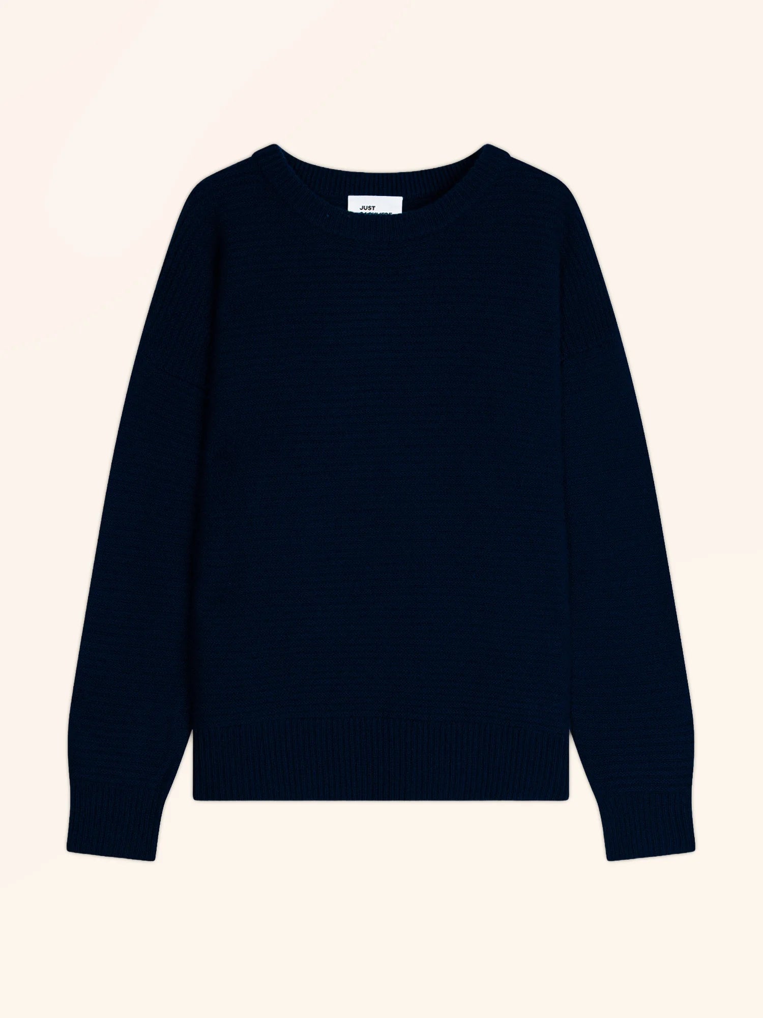 LOUNA pullover rundhalsausschnitt 4-fädig marineblau