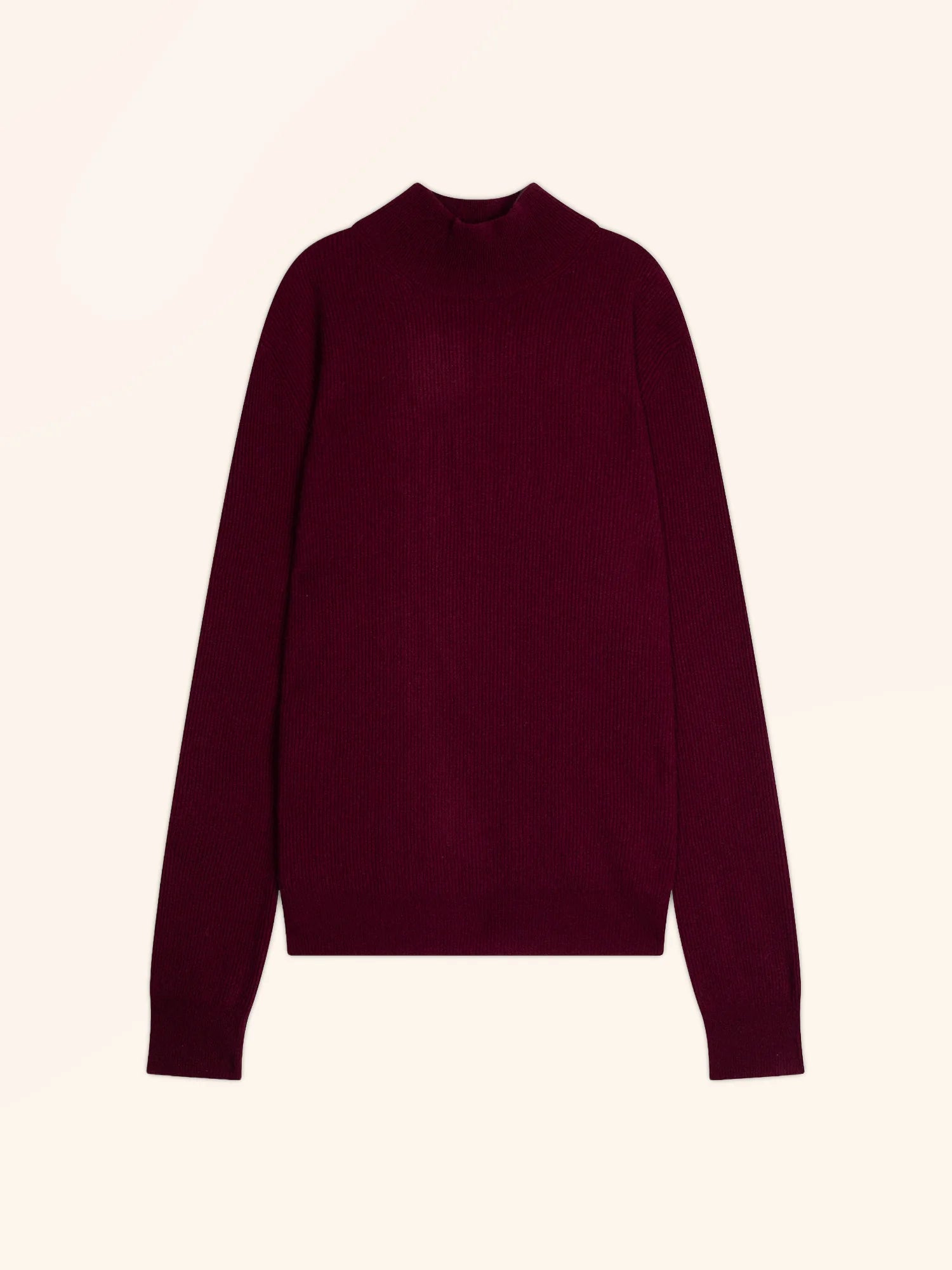 EVA pullover stehkragen bordeaux