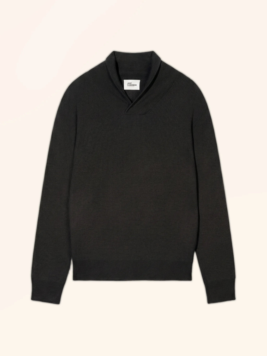NINA pullover schalkragen schwarz