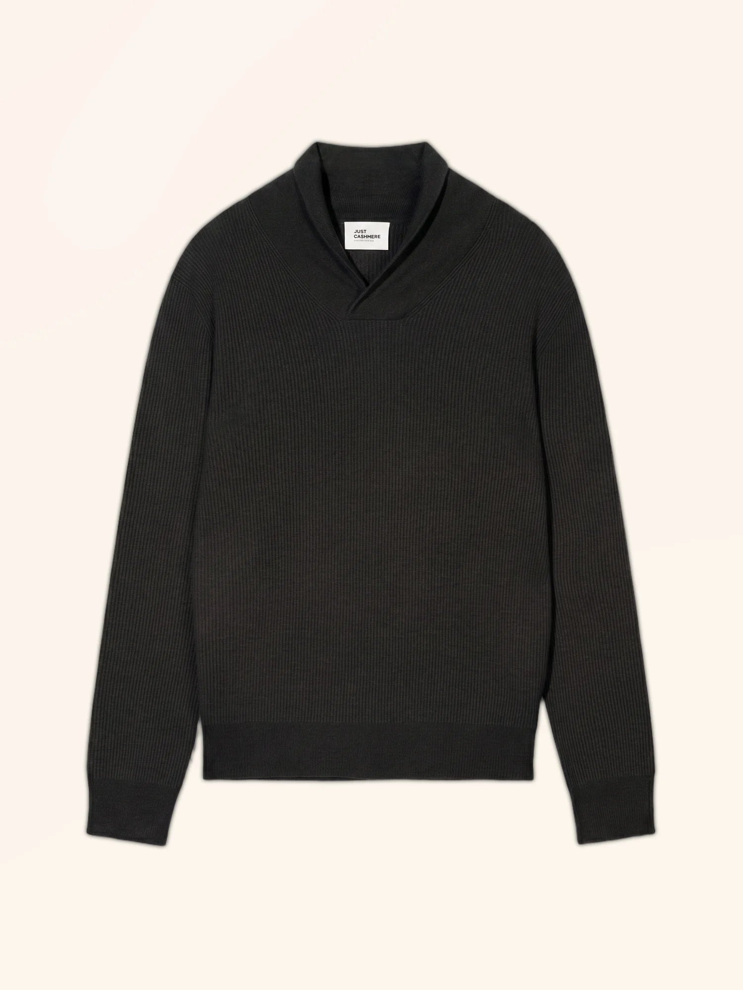 NINA pullover schalkragen schwarz