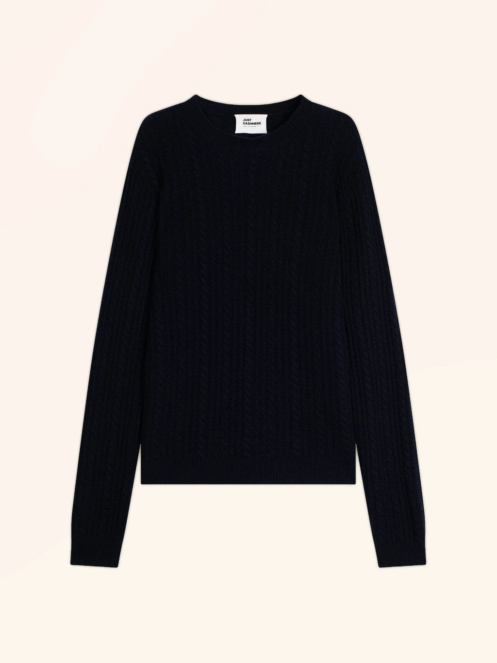 SARAH pullover rundhalsausschnitt 4-fädig marineblau