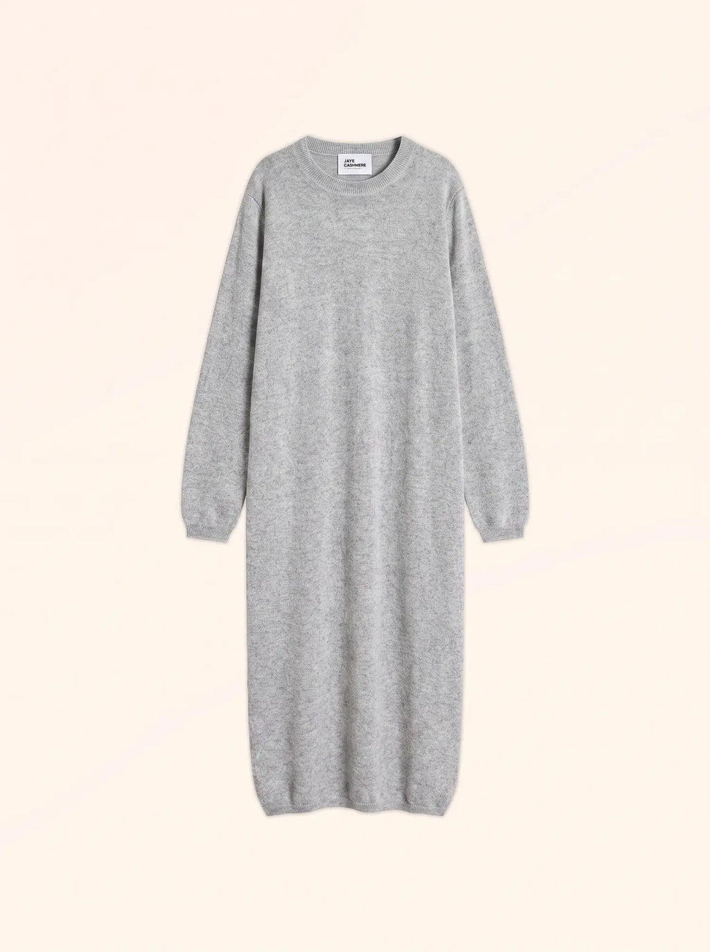 LINA kleid rundhalsausschnitt wolke meliert