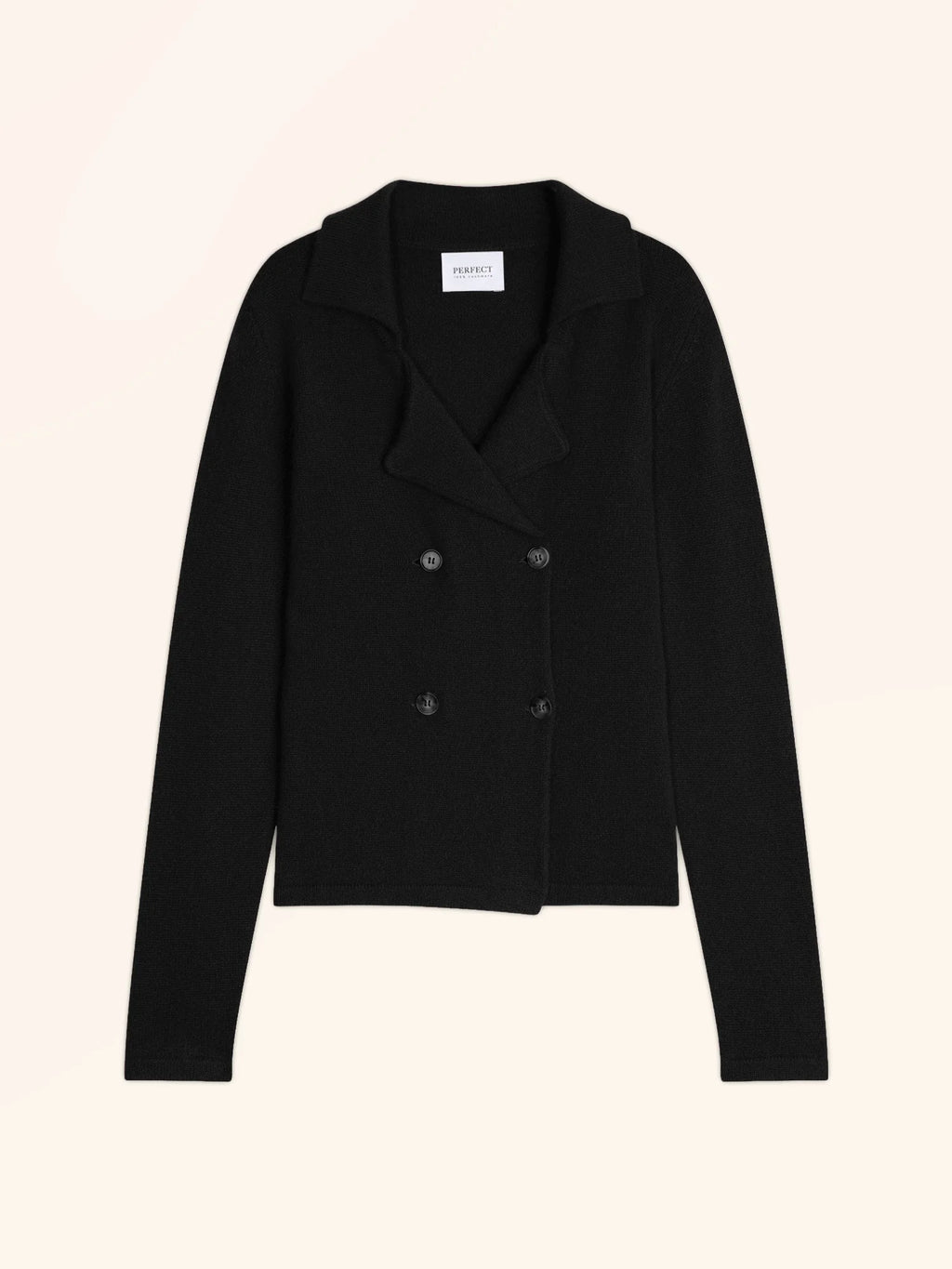 CHLOE veste boutonnée col tailleur 4 fils noir