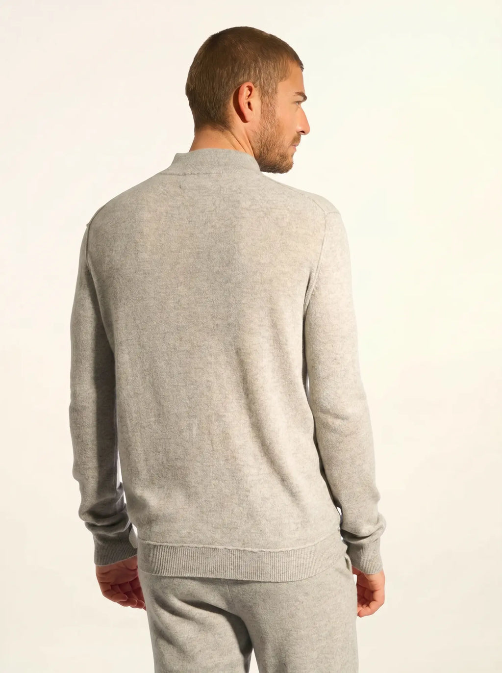 NOUR pullover dockermütze wolke meliert