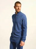 NOUR pullover dockermütze océan meliert